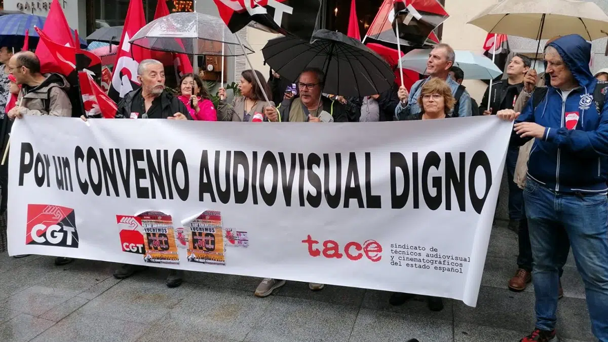 Los trabajadores del audiovisual alzan la voz contra el lado oscuro del "pleno empleo" 2 Convenio Audiovisual Precariedad
