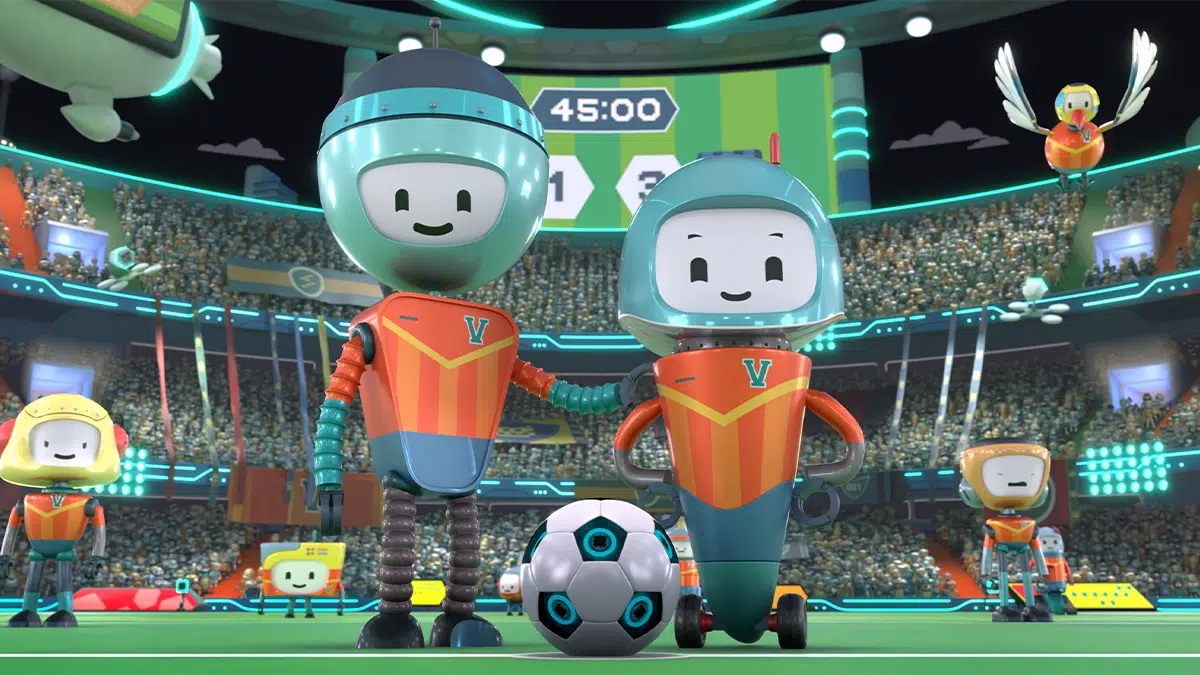 'Robotia', una historia de robots aficionados al fútbol para los más pequeños 4 Robotia película animación