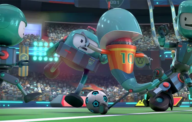 'Robotia', una historia de robots aficionados al fútbol para los más pequeños 3 Robotia