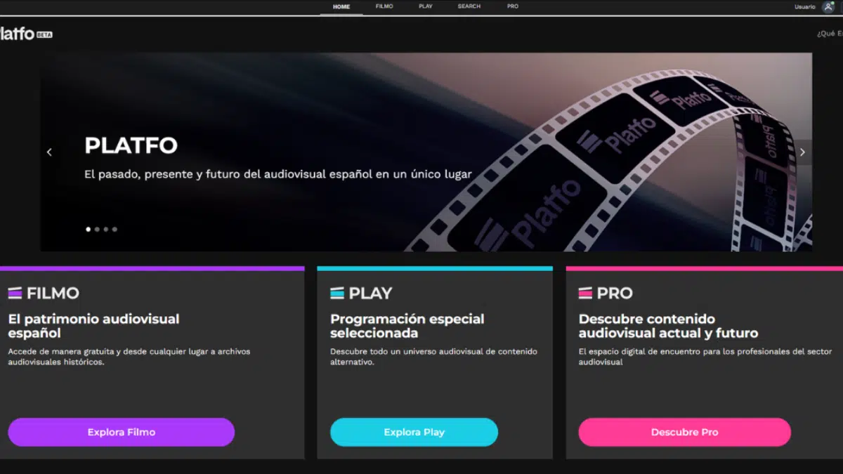 Nace PLATFO, la plataforma de Filmoteca para poner sus archivos al servicio de público y profesionales 1 PLATFO