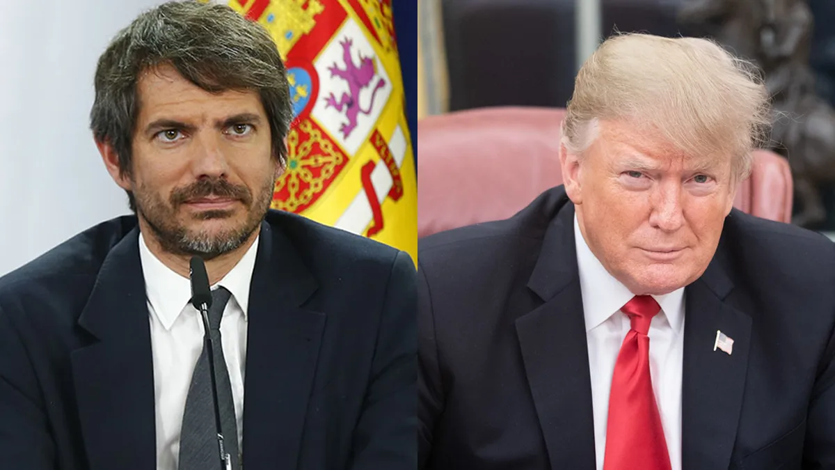 <i>Los aranceles al cine de Trump darían menos miedo si se protegiera a la industria local de verdad </i> 1 Ernest Urtasun y Donald Trump