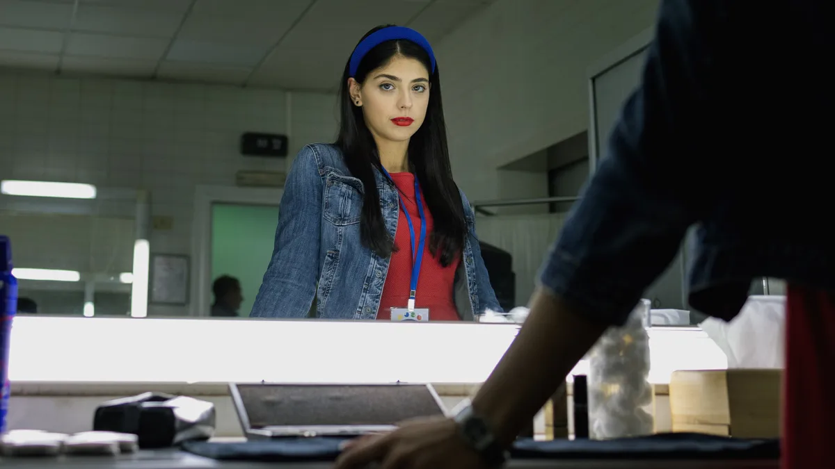 En rodaje 'María Martínez Ruiz no puede volver', una película sobre los claroscuros del 'backstage' de la televisión 3 Carmen Arrufat en el rodaje de la película 'María Martínez Ruiz no puede volver'