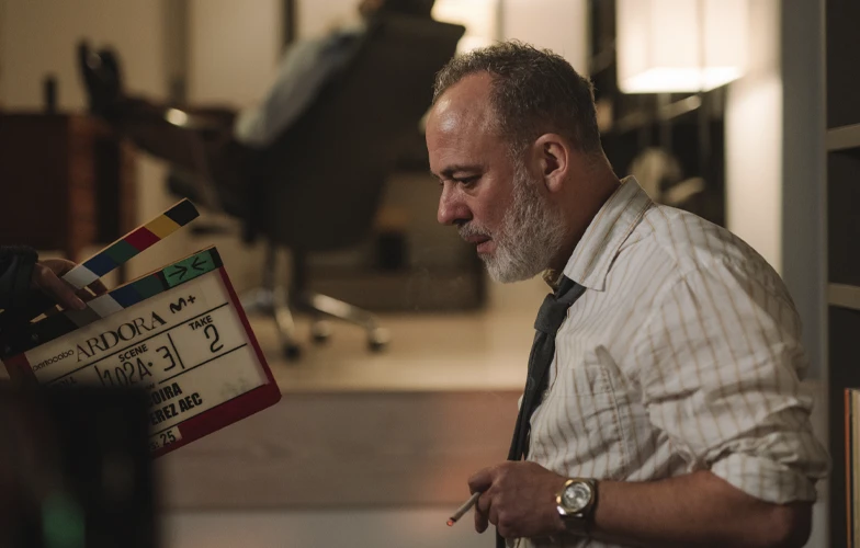 Javier Gutiérrez y Carolina Yuste protagonizan 'Ardora', nueva serie de los creadores de 'Rapa' 1 Javier Guitérrez en el rodaje de 'Ardora'. ©Jaime Olmedo