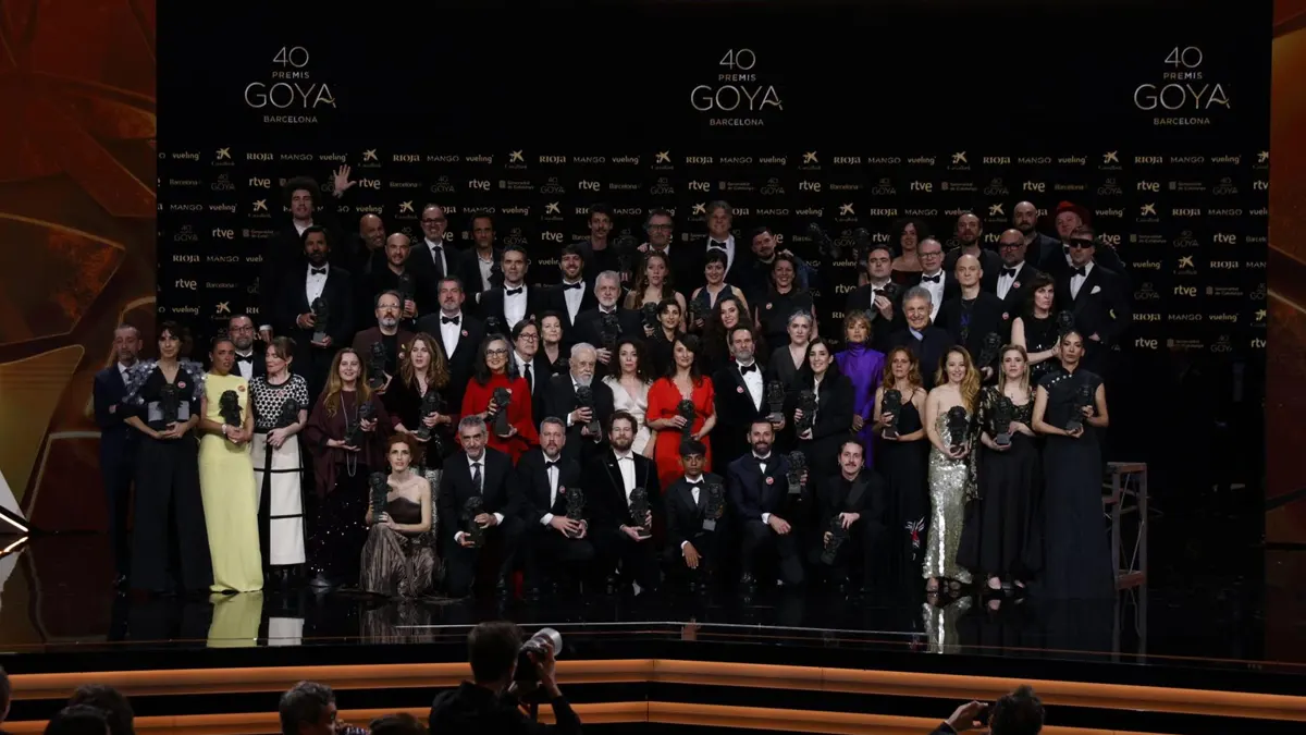 Los Goya suben de audiencia: 2,3 millones de espectadores y 26% de cuota, el mejor dato desde 2020 2 Audiencia de la gala de los Goya 2026