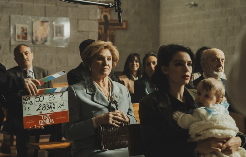 Ana Wagener y Claudia Traisac en el rodaje de 'Una familia'. ©Laia Lluch
