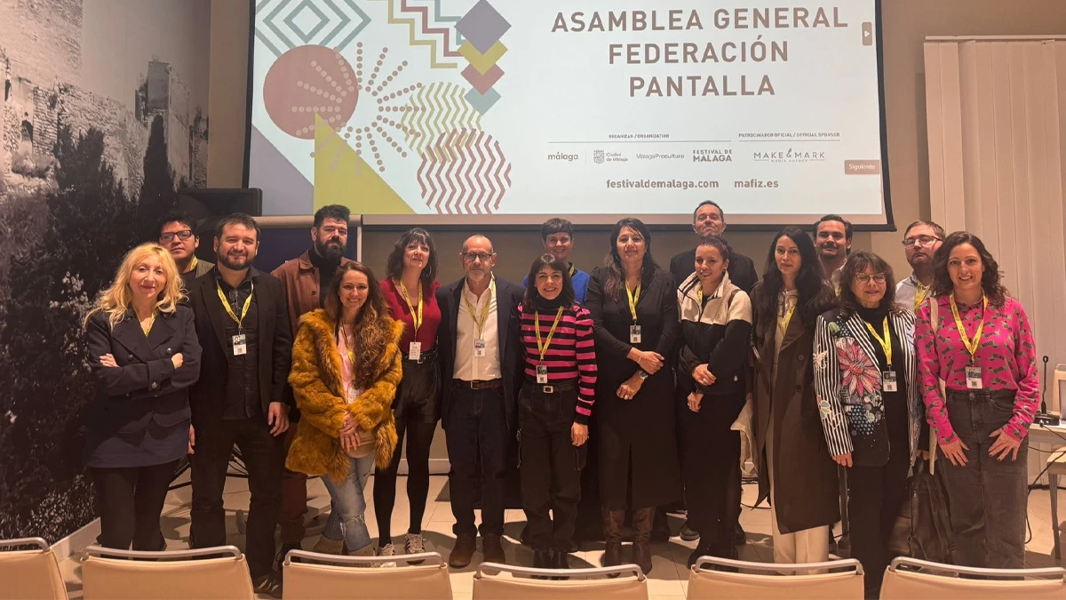 Los festivales españoles piden acabar con "desequilibrios entre territorios": "que el código postal no determine la supervivencia" 1 La junta directiva de la Federación Pantalla, de los festivales españoles, en su última asamblea general. ©Federación Pantalla