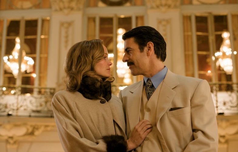 Lucía Guerrero y Eduardo Noriega en el rodaje de 'Jarabo'. ©Enrique Cerezo Producciones