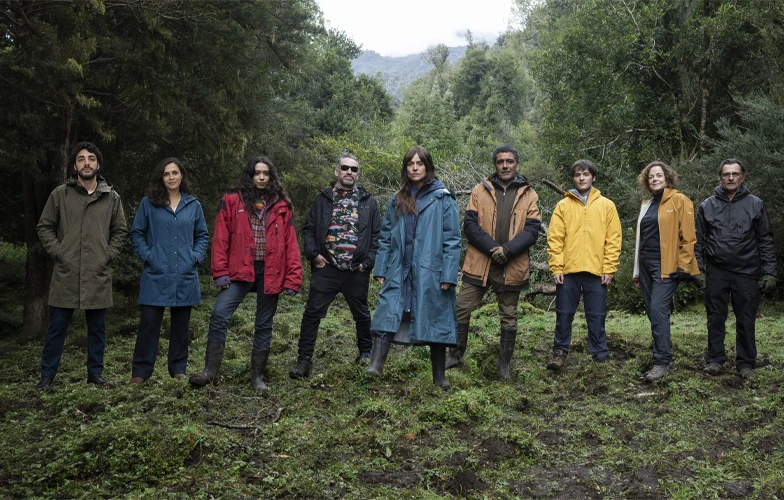 El equipo de 'Patagonia'. ©Andrés Larráin/M+