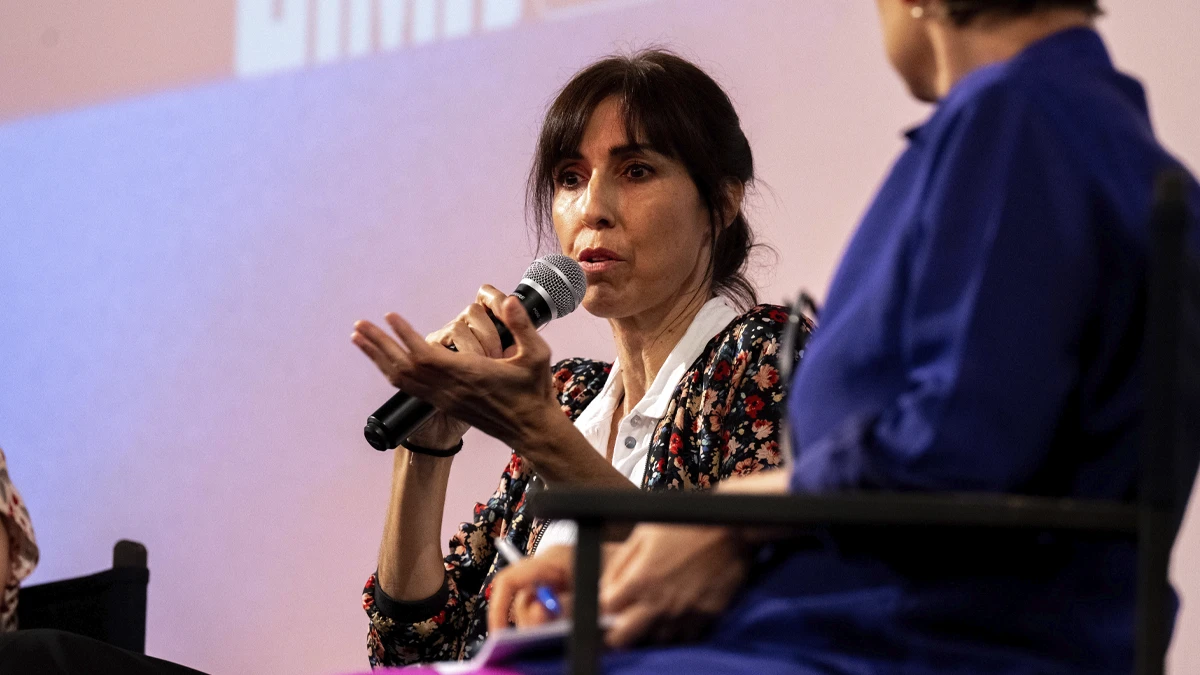 "La paridad no garantiza la igualdad": las mujeres ruedan con un 51% menos de presupuesto 3 La directora Eva Libertad en el acto de presentación del Informe CIMA 2025. ©CIMA